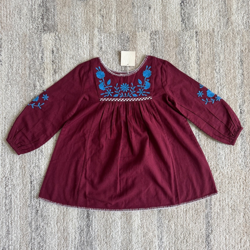 Apolina francoise embroidered dress